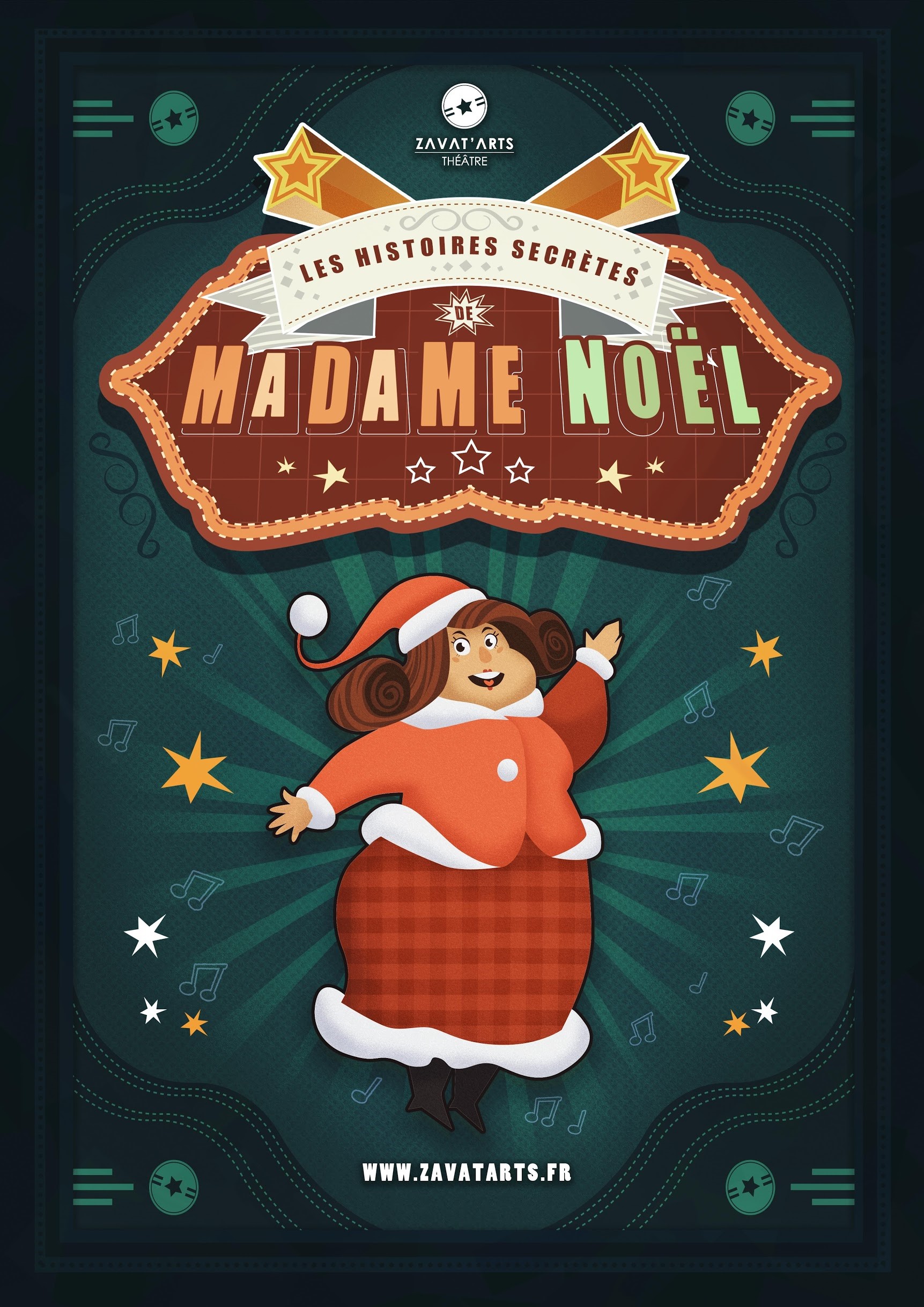 Affiche Madame Noël